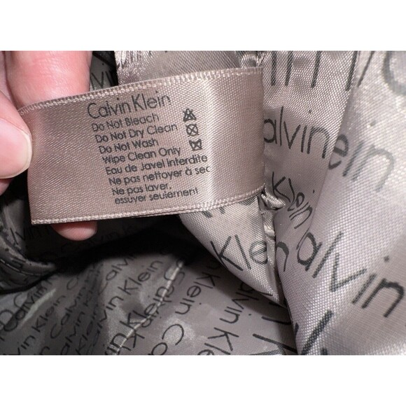 Calvin Klein Extra Large Duffle Bag Vintage Canvas Original Weekend Travel Bag - Picture 8 of 16